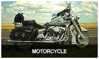 Image of a cruising motorcycle